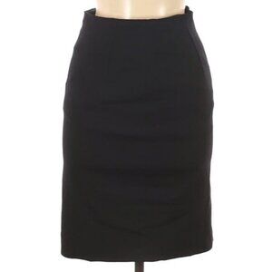 EUC Piazza Sempione Casual Pencil Skirt Black Size 40 (Italian) Fully Lined